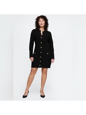 Gap Winter Fall Shaker-Stitch Mini Shift Sweater Dress NWT M Executive Office